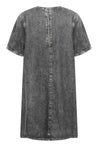 Malo Short Dress - Grey Wash