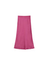 Orient Satin Skirt - Rose