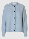 Lulu Knit Short Cardigan- Cashmere Blue