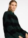 Gabella Knit - Green Stripe