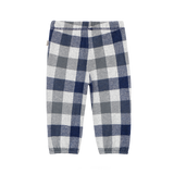 Relaxed Pants - Blue Check