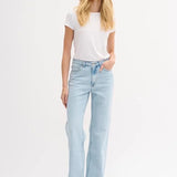 Louis High Wide Jeans - Light Blue Retro