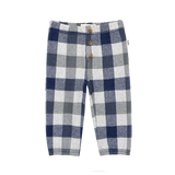 Relaxed Pants - Blue Check