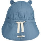 GORM REVERSIBLE SEERSUCKER SUN HAT WITH EARS - BLUE