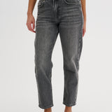 Mommy 28” Jeans - Dark Grey