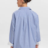 Eloise Stripe Shirt- Granada Sky