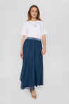 Nuea Maxi Skirt in Navy