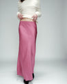 Orient Satin Skirt - Rose