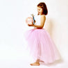 Long Pink Rock Tutu Skirt