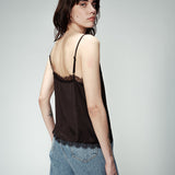 Ombre Cami Top - Black