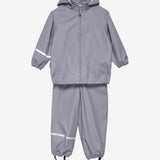 CeLaVi - Rainwear Set -Solid PU - Gull