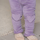 Frill Heart Leggings - Dusty Violet