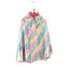 Rainbow Costume Cape with Multicolor Sequins