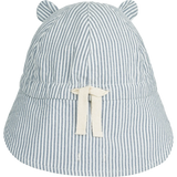 GORM REVERSIBLE SEERSUCKER SUN HAT WITH EARS - BLUE