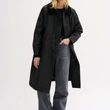 Gianna Trenchcoat- Black