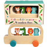 Colourful Creatures Wooden Bus