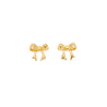 Bow Petite Hoops