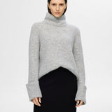 Sia Knit High Neck - Grey