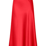 Pella Satin Skirt - Cherry