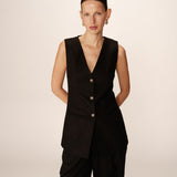 Paz Waistcoat- Black