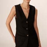 Paz Waistcoat- Black