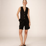 Paz Waistcoat- Black