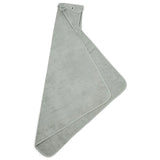 Albert Hooded Towel - Hippo Dove Blue