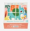 Wild Wonders Wooden Puzzle Cubes